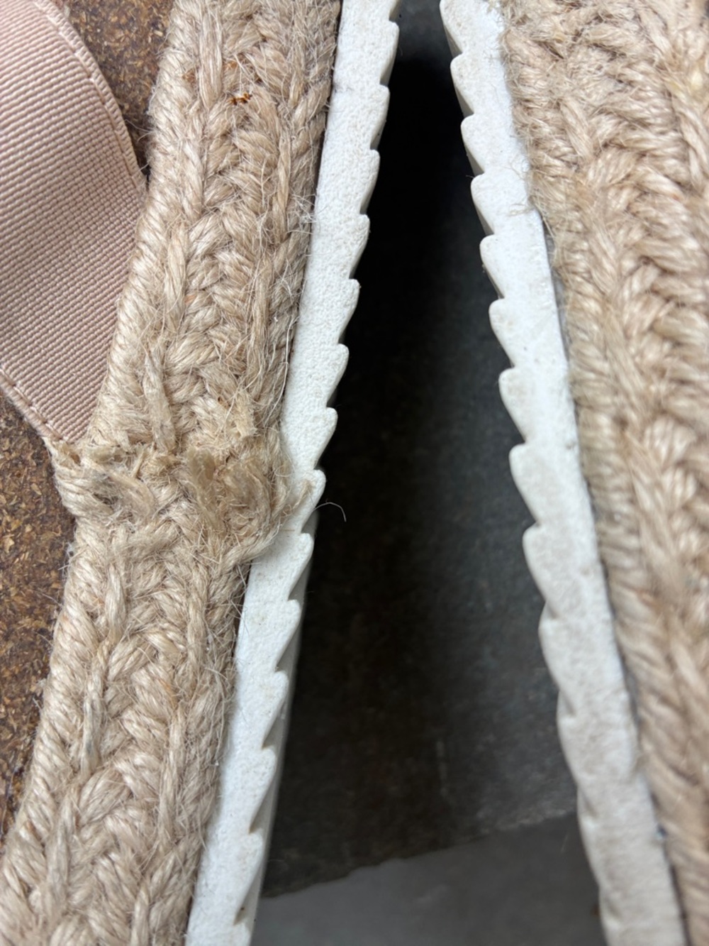 Steve Madden Light Beige Ankle Wrap Espadrille Sandals Size 5 - Picture 5 of 6